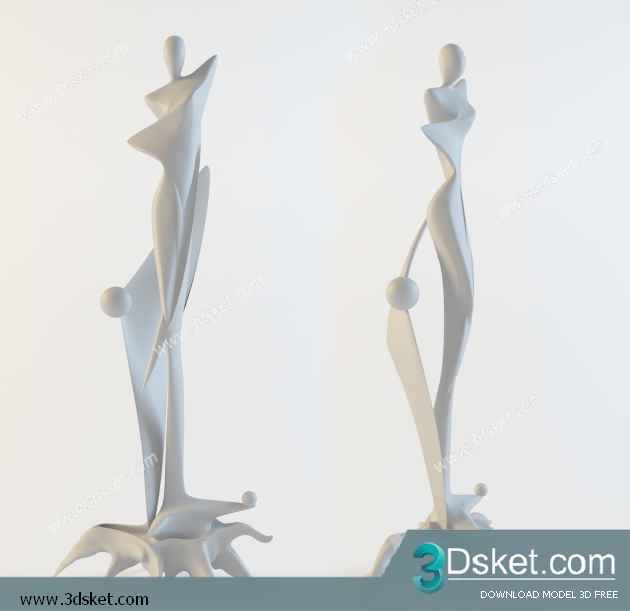 Free Download Sculpture 3D Model Điêu Khắc 058