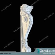 Free Download Decorative Plaster 3D Model 158