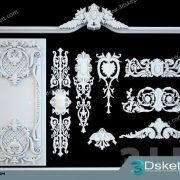 Free Download Decorative Plaster 3D Model 170