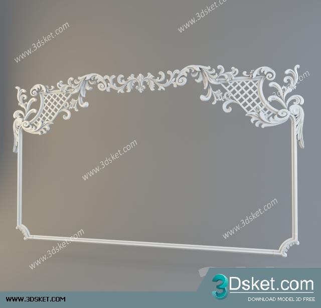 Free Download Decorative Plaster 3D Model 172
