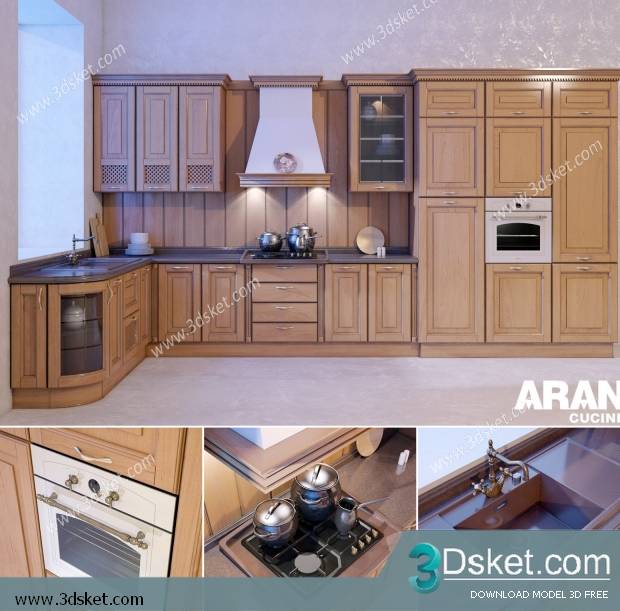 Free Download Kitchen 3D Model 0100