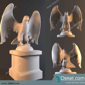 Free Download Sculpture 3D Model Điêu Khắc 061