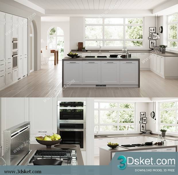 Free Download Kitchen 3D Model 0101