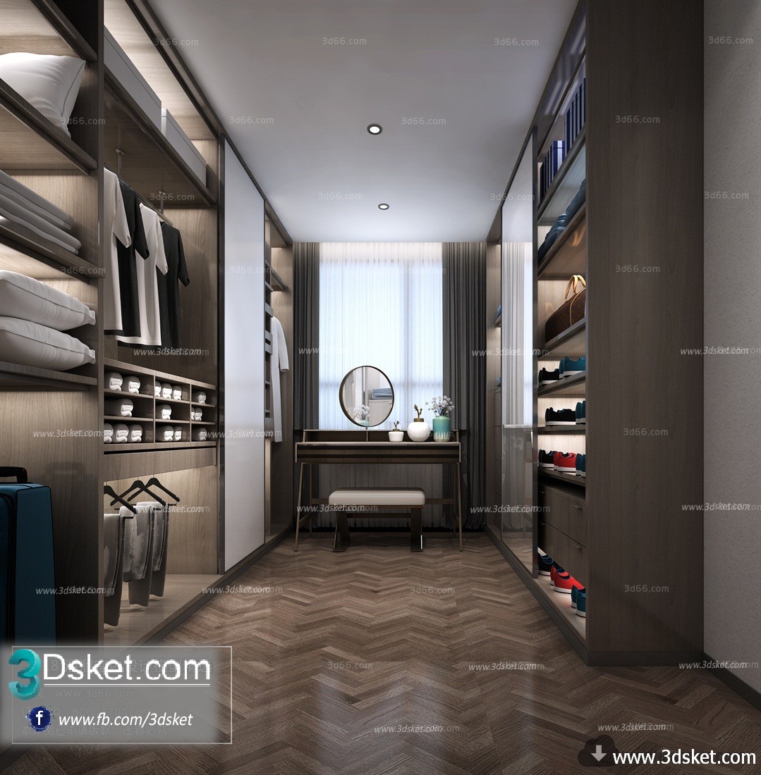 3D Interior Model Housing Space A001 Scene 3dsmax