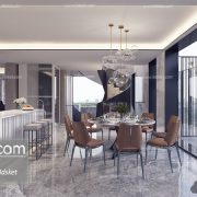 3D Interior Model Kitchen Room A006 Scene 3dsmax