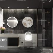 3D Interior Model BathRoom A007 Scene 3dsmax