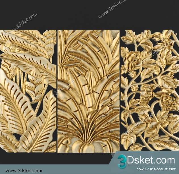 Free Download 3D Panel 3D Model 0176