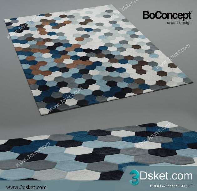 Free Download Carpets 3D Model Thảm 0146