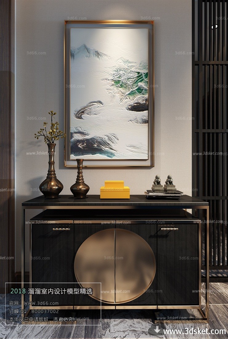 3D Interior Model Housing Space C020 Scene 3dsmax