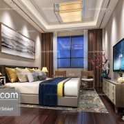 3D Interior Model BedRoom C041 Scene 3dsmax