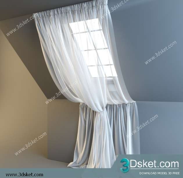 Free Download Curtain 3D Model Rèm 0224