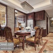 3D Interior Model Kitchen Room E010 Scene 3dsmax