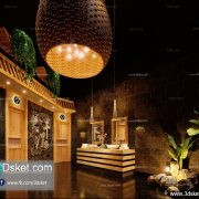 3D Interior Model BathRoom F002 Scene 3dsmax