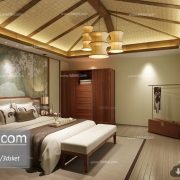 3D Interior Model BedRoom F002 Scene 3dsmax