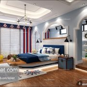 3D Interior Model BedRoom G002 Scene 3dsmax