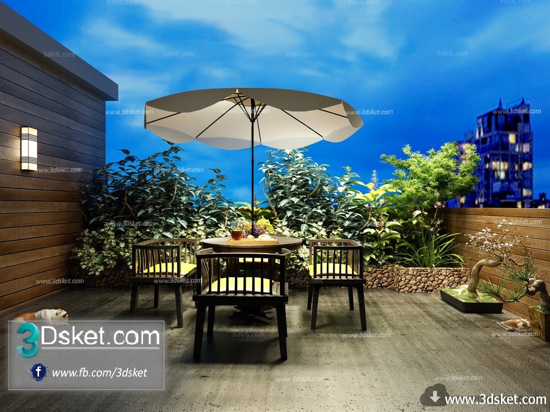 3D Interior Model Housing Space I001 Scene 3dsmax