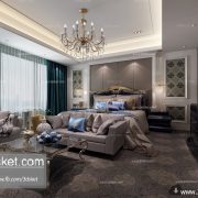 3D Interior Model BedRoom J015 Scene 3dsmax