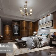 3D Interior Model BedRoom J018 Scene 3dsmax
