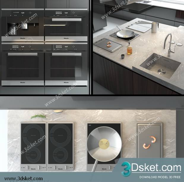 Free Download Kitchen 3D Model 0142
