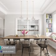 3D Interior Model Kitchen Room M010 Scene 3dsmax