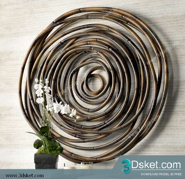 Free Download Decorative set 3D Model 0291