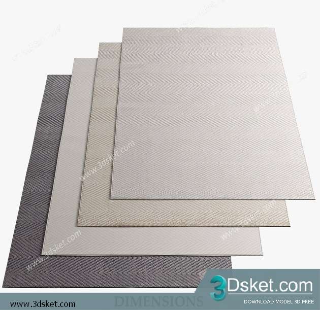 Free Download Carpets 3D Model Thảm 0148