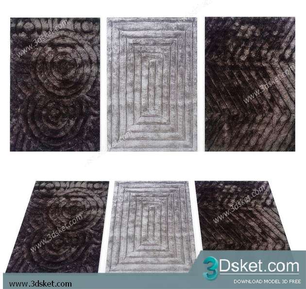 Free Download Carpets 3D Model Thảm 0149