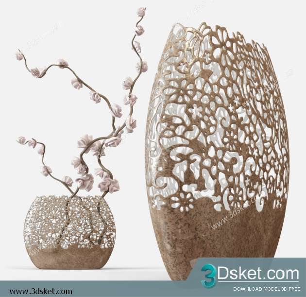 Free Download Vase 3D Model 0169