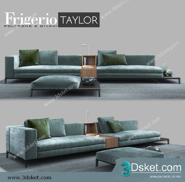 3D Model Sofa Free Download 0666