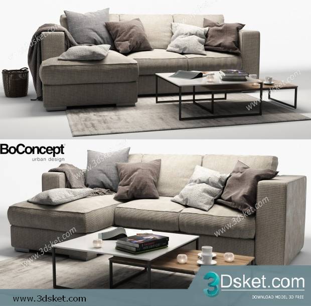 3D Model Sofa Free Download 0670