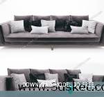 3D Model Sofa Free Download 0672