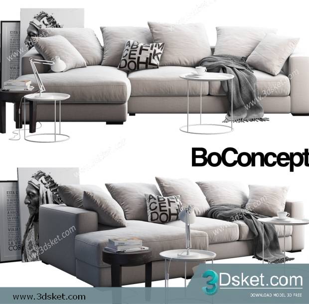 3D Model Sofa Free Download 0673