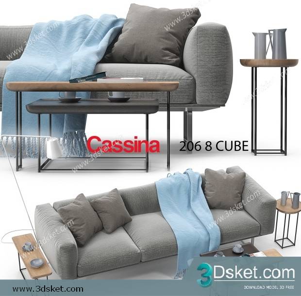 3D Model Sofa Free Download 0678