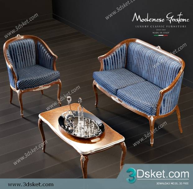 3D Model Sofa Free Download 0679