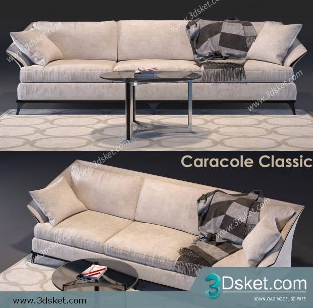 3D Model Sofa Free Download 0680