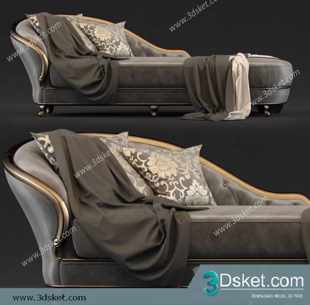 3D Model Sofa Free Download 0681