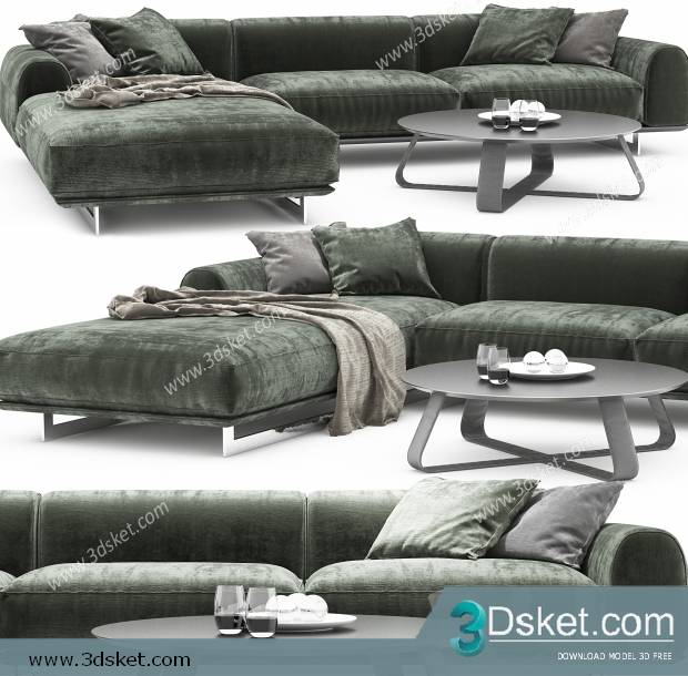 3D Model Sofa Free Download 0682