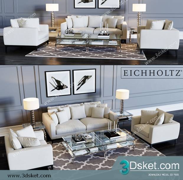 3D Model Sofa Free Download 0683
