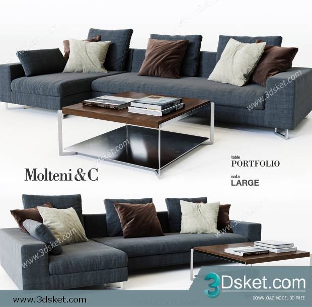3D Model Sofa Free Download 0686