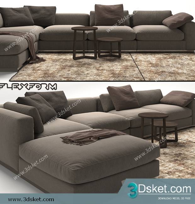 3D Model Sofa Free Download 0687