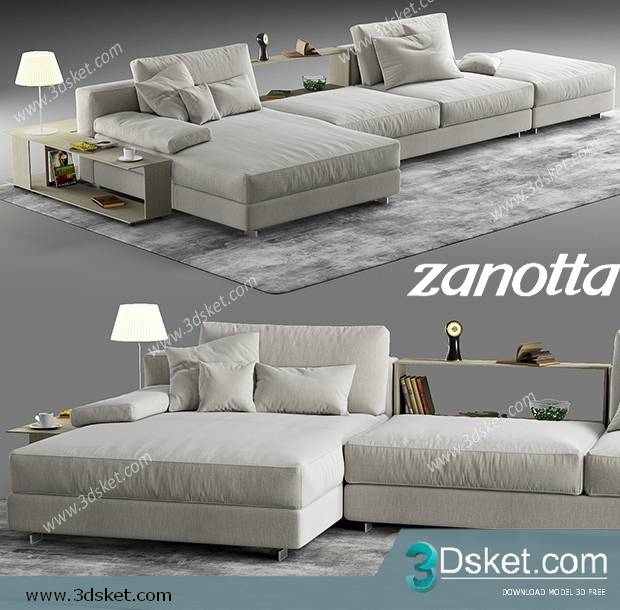 3D Model Sofa Free Download 0691