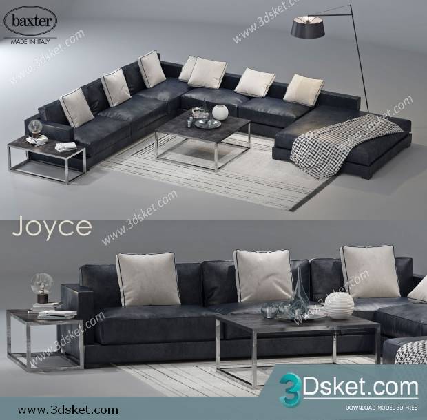 3D Model Sofa Free Download 0694