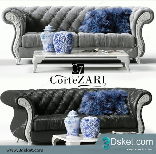 3D Model Sofa Free Download 0695