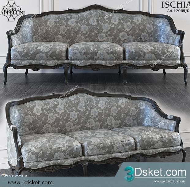 3D Model Sofa Free Download 0696