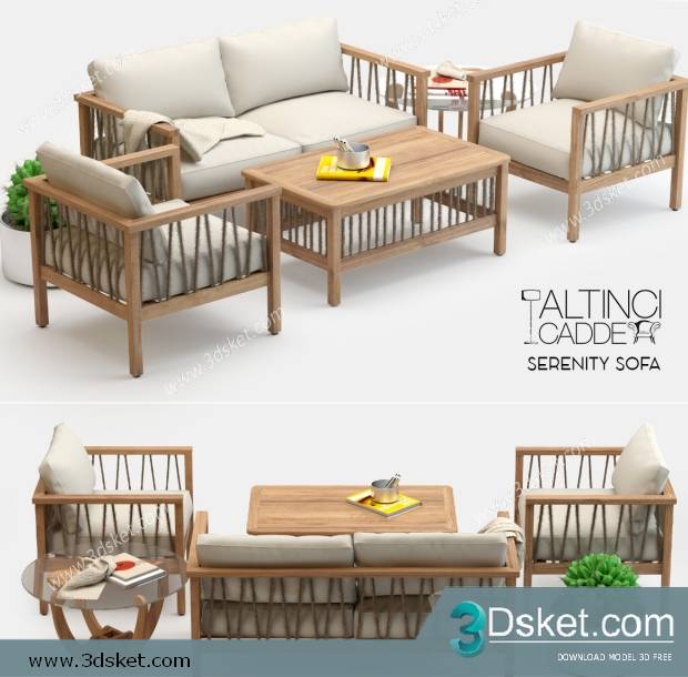 3D Model Sofa Free Download 0700