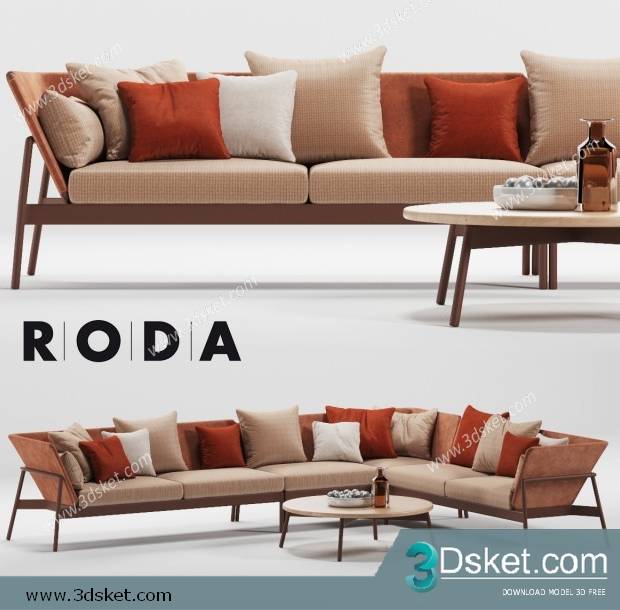 3D Model Sofa Free Download 0710