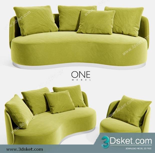 3D Model Sofa Free Download 0712