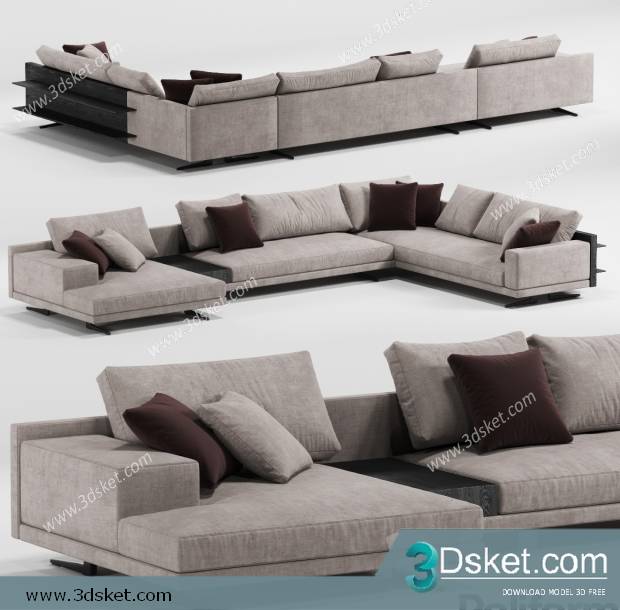 3D Model Sofa Free Download 0714
