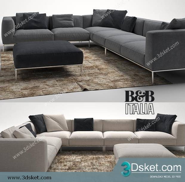 3D Model Sofa Free Download 0336
