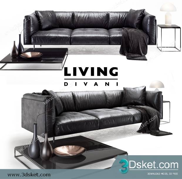 3D Model Sofa Free Download 0720